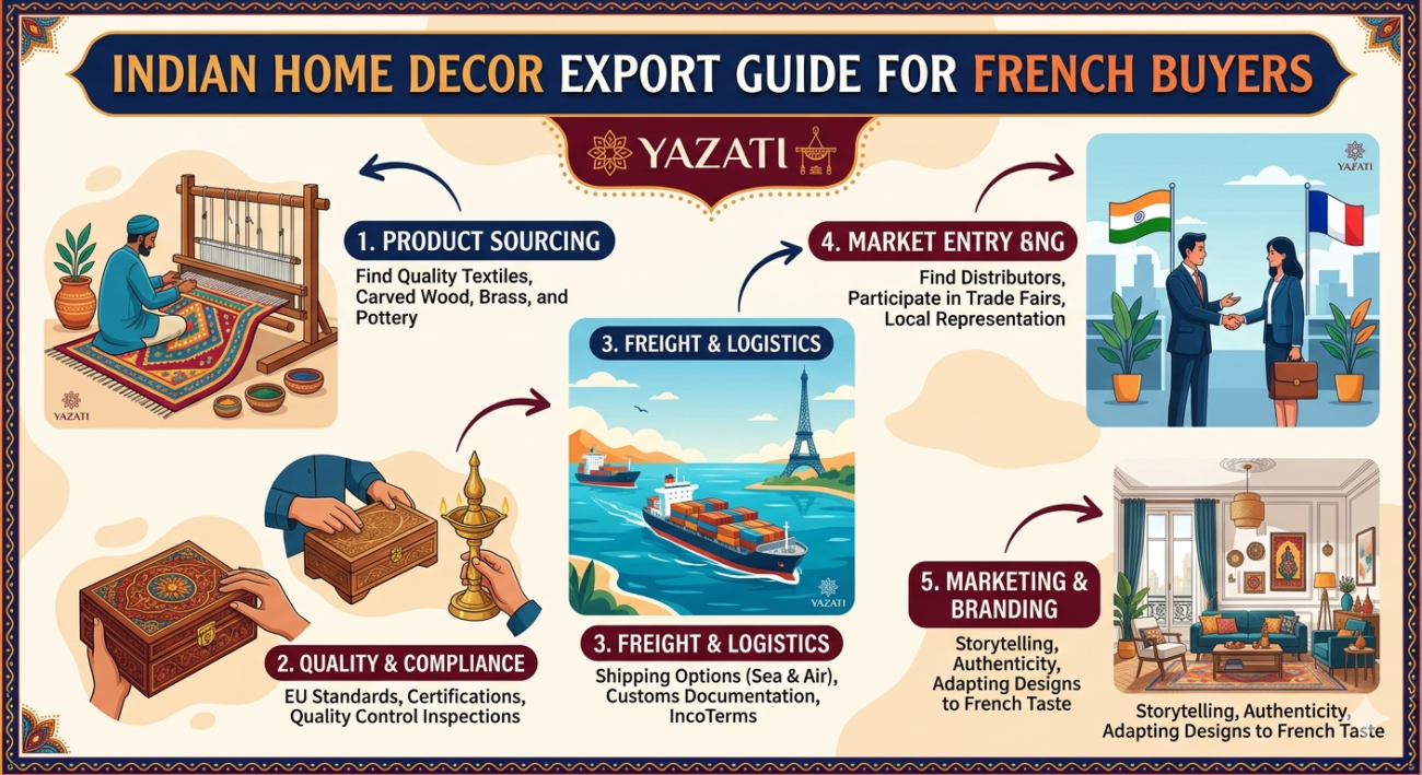 Indian Home Decor Export Guide for French Buyers