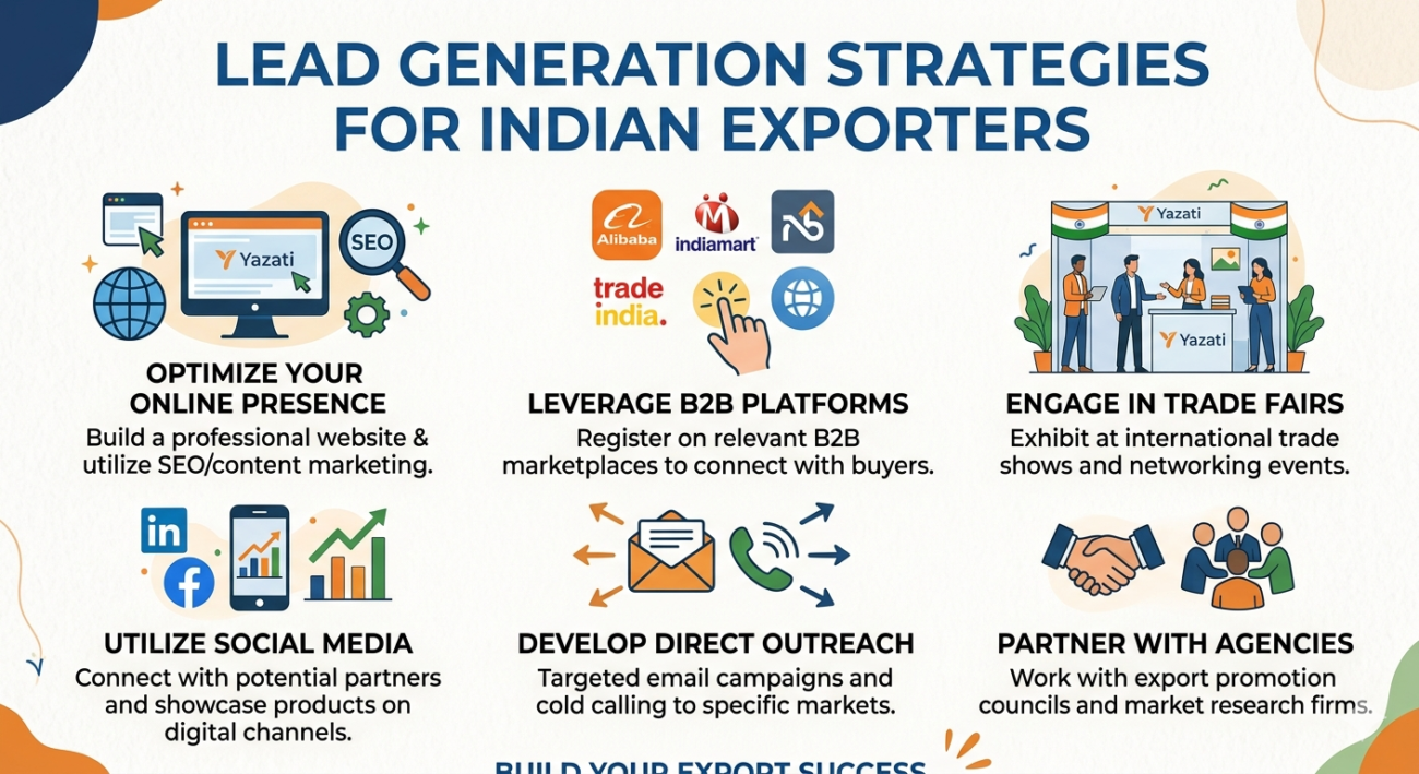Lead Generation Strategies for Indian Exporters