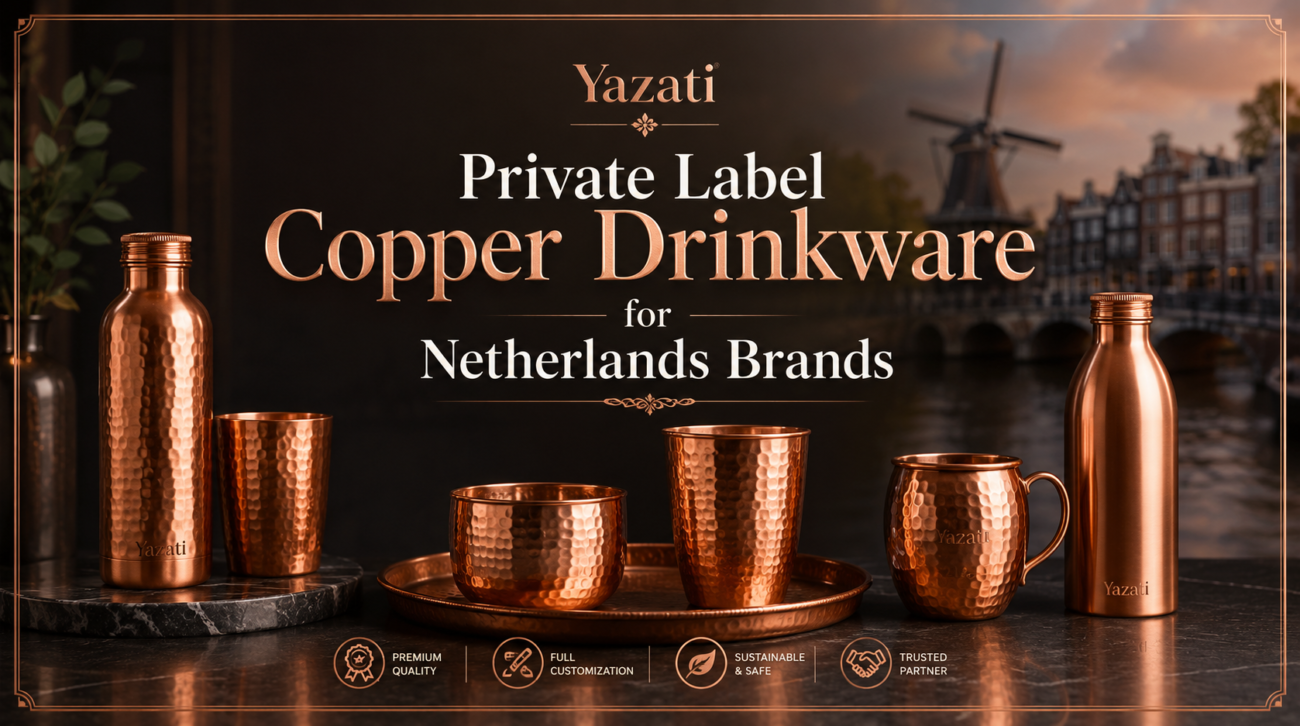 Private Label Copper Drinkware for Netherlands Brands