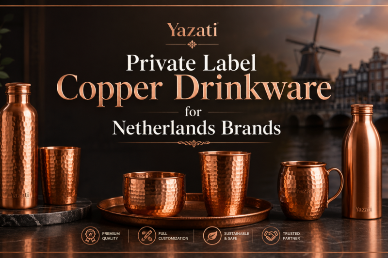 Private Label Copper Drinkware for Netherlands Brands