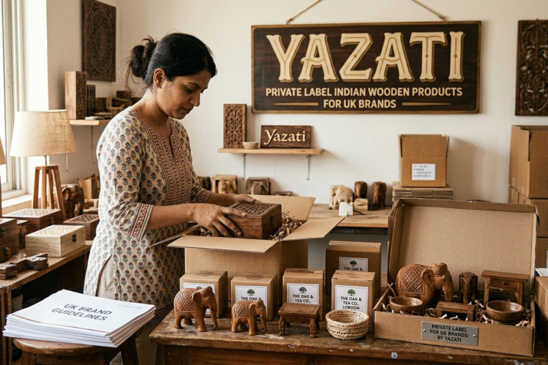 Private Label Indian Wooden Products for UK Brands