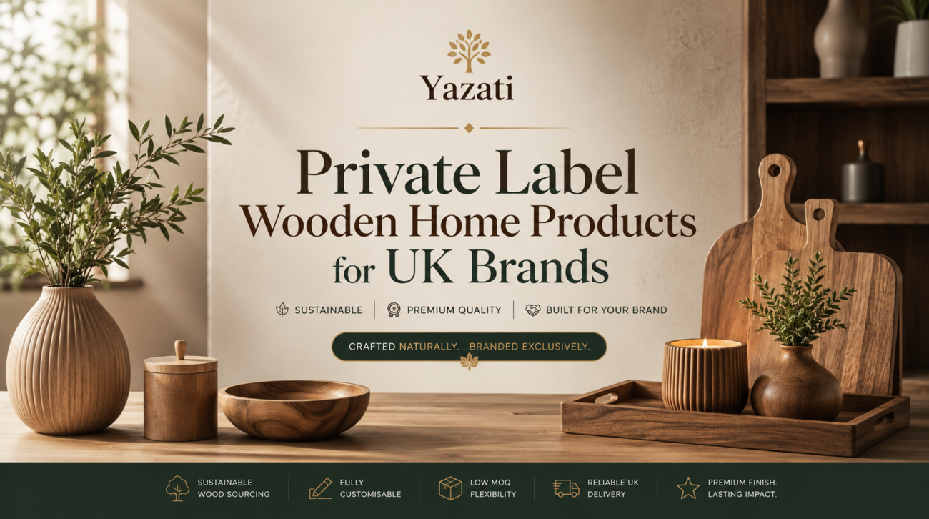Private Label Wooden Home Products for UK Brands