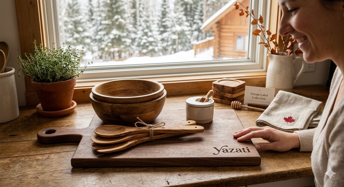 Private Label Wooden Kitchen Products for Canada