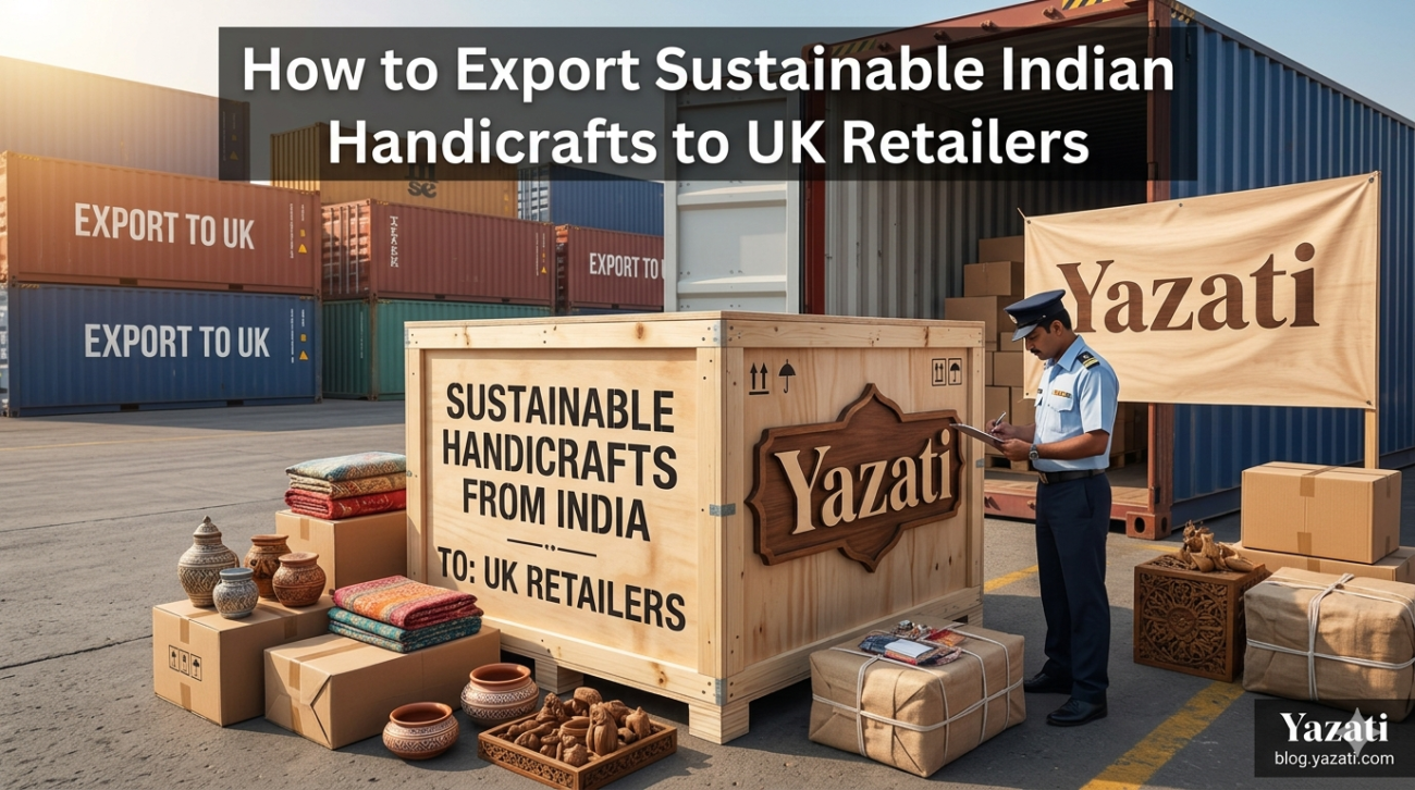 Sustainable Handicrafts Export from India to UK Retailers