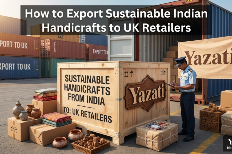 Sustainable Handicrafts Export from India to UK Retailers