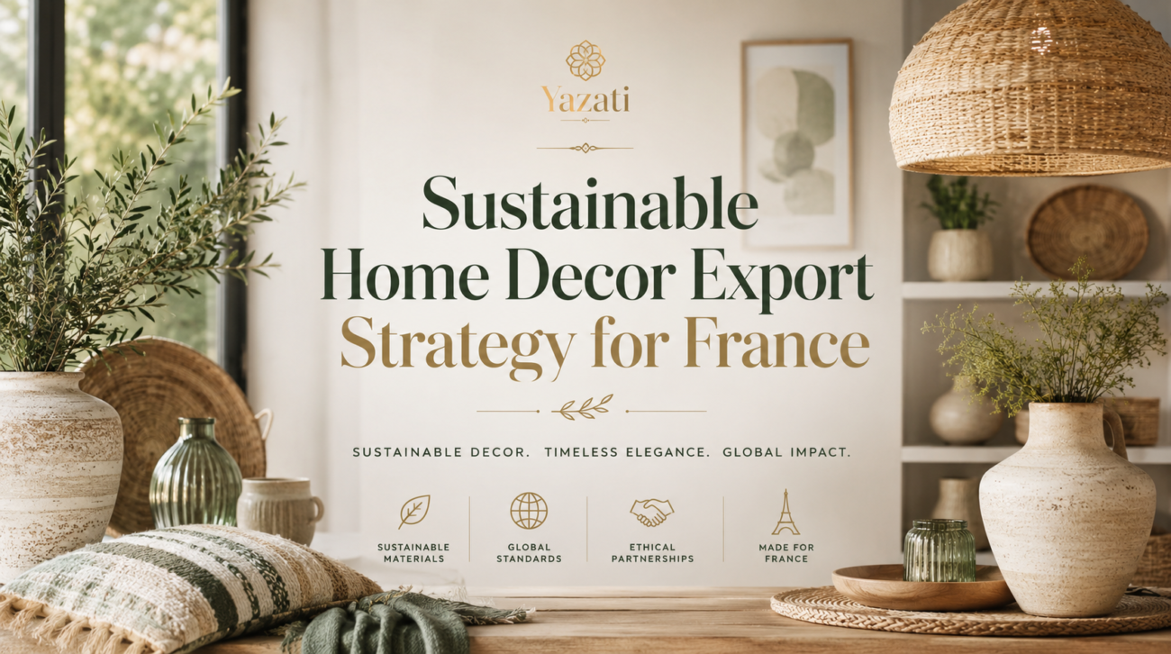 Sustainable Home Decor Export Strategy for France