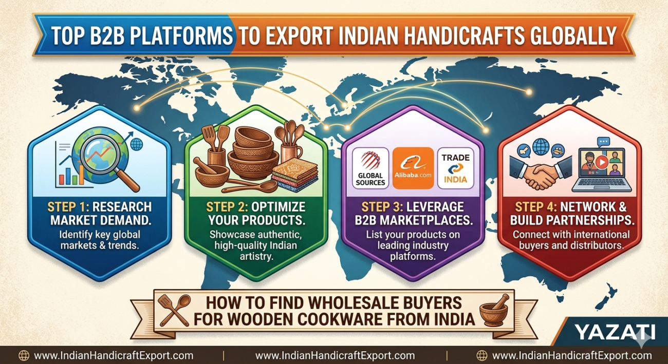 Top B2B Platforms to Export Indian Handicrafts Globally
