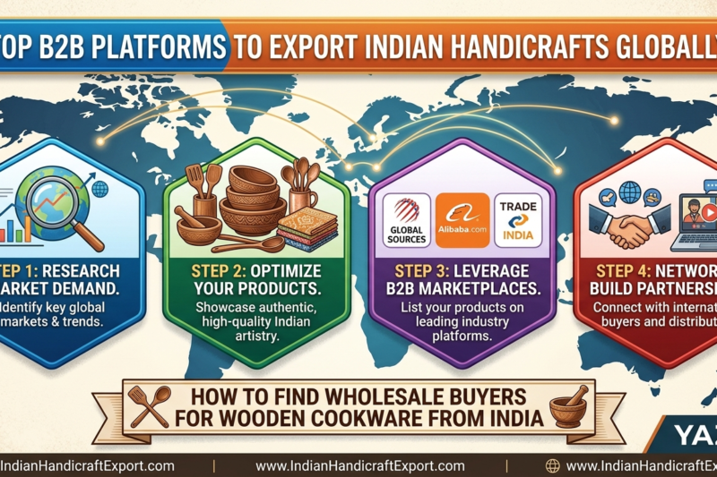 Top B2B Platforms to Export Indian Handicrafts Globally