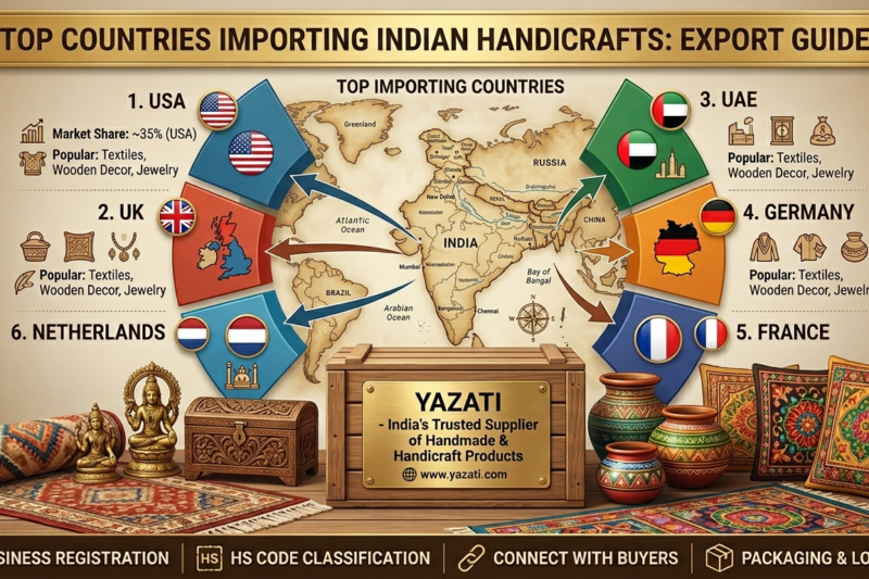 Top Countries Importing Indian Handicrafts: Export Guide