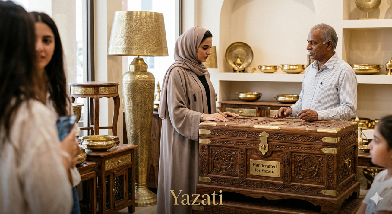 UAE Market Demand for Indian Wooden and Brass Products
