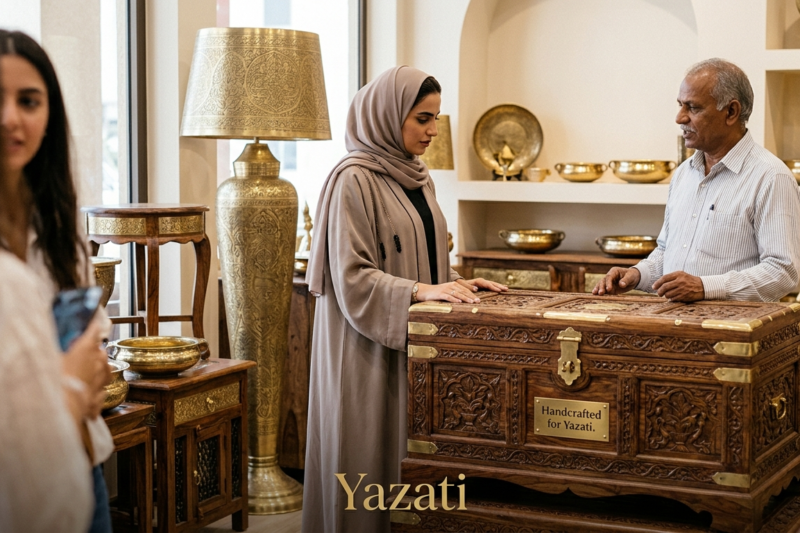 UAE Market Demand for Indian Wooden and Brass Products