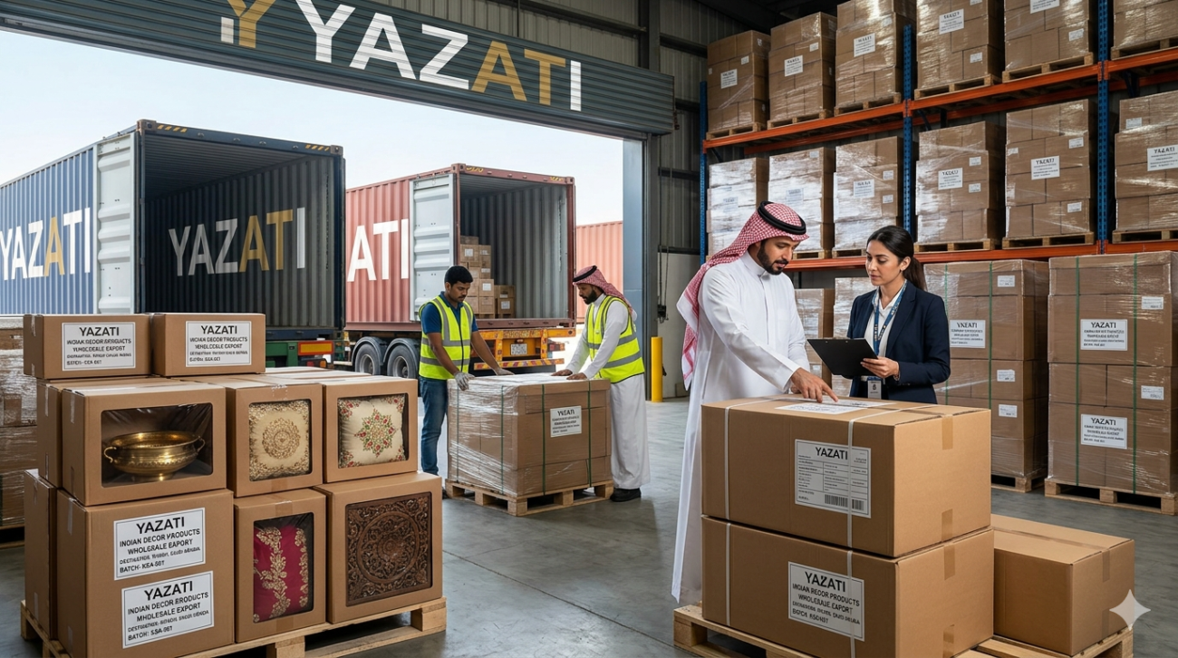 Wholesale Export of Indian Decor Products to Saudi Arabia