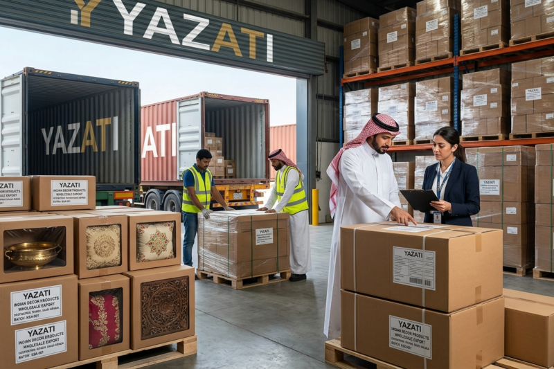 Wholesale Export of Indian Decor Products to Saudi Arabia