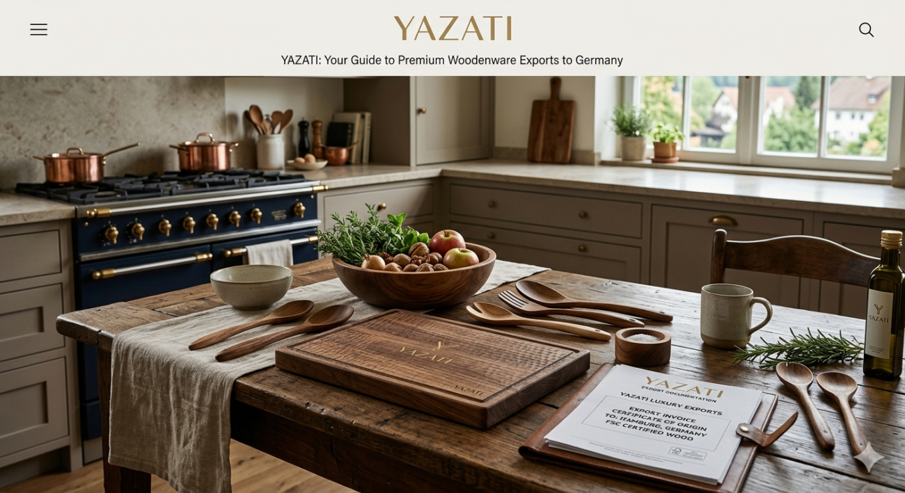 Wooden Kitchenware Export Documentation for Germany