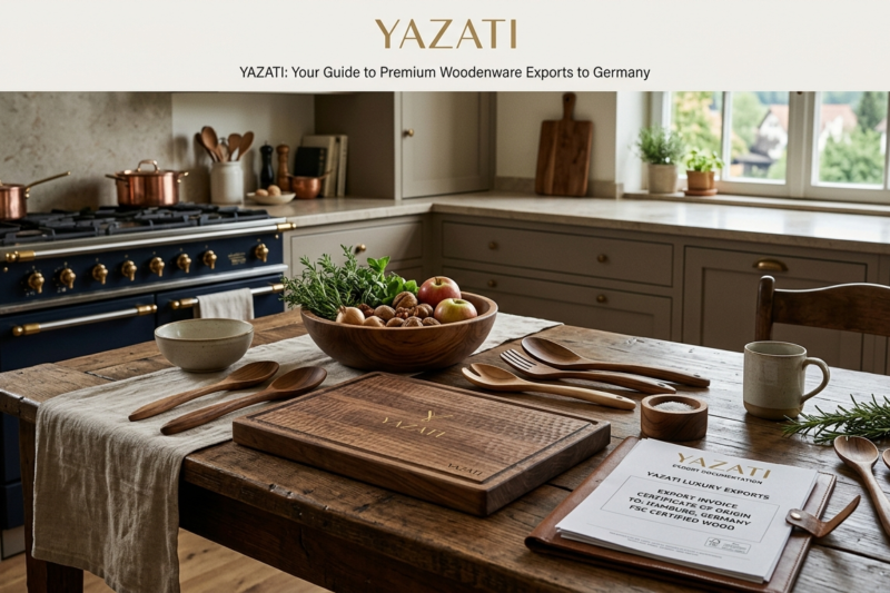 Wooden Kitchenware Export Documentation for Germany