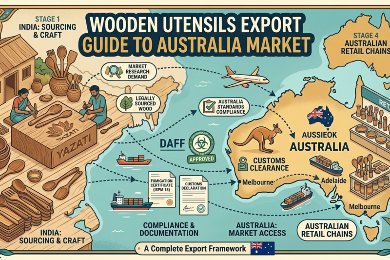 Wooden Utensils Export Guide to Australia Market