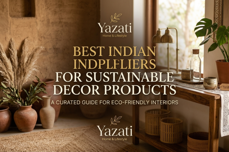Best Indian Suppliers for Sustainable Decor Products