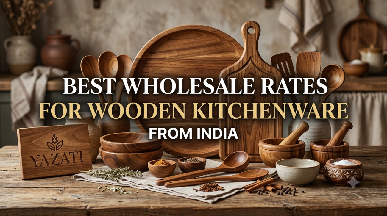 Best Wholesale Rates for Wooden Kitchenware from India