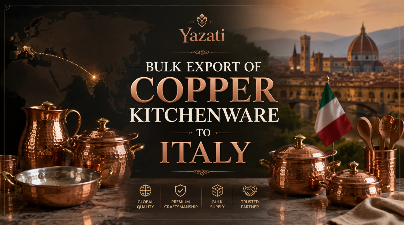 Bulk Export of Copper Kitchenware to Italy