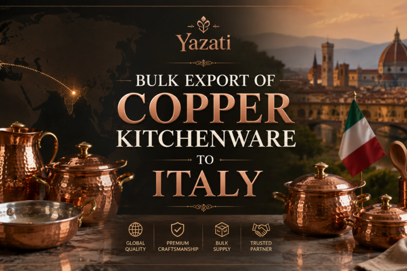 Bulk Export of Copper Kitchenware to Italy