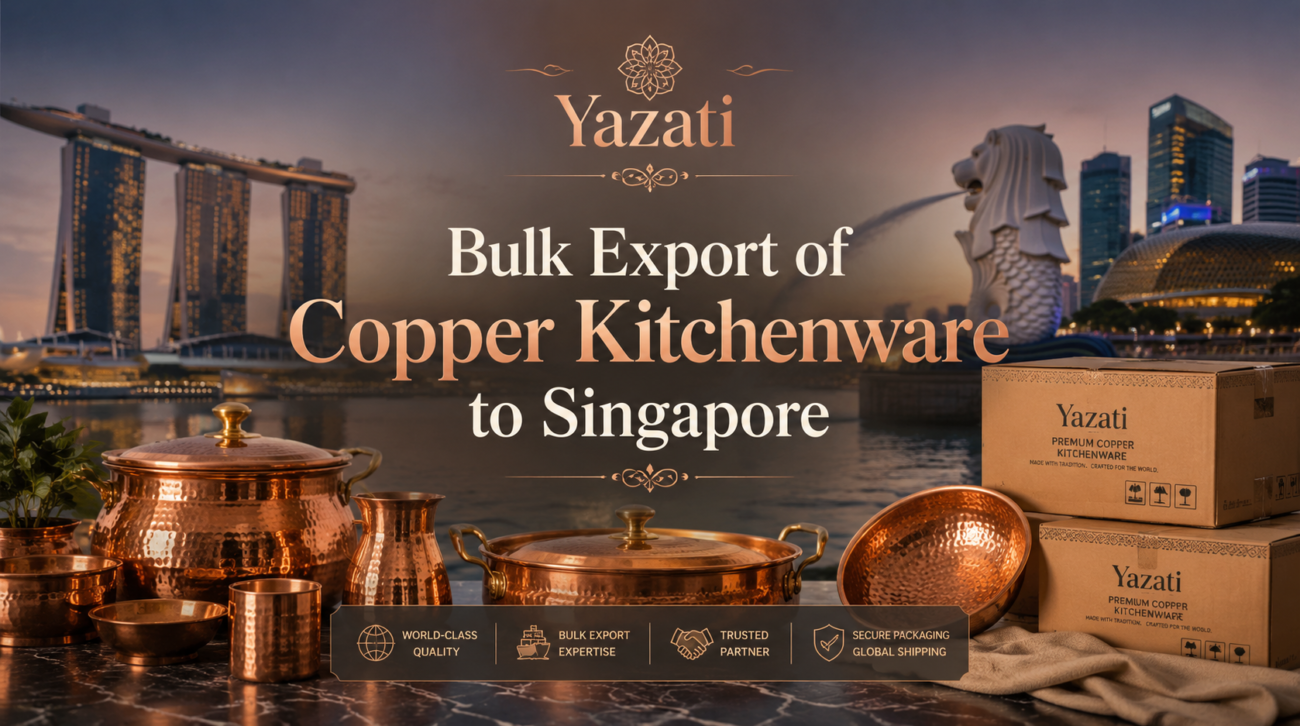 Bulk Export of Copper Kitchenware to Singapore