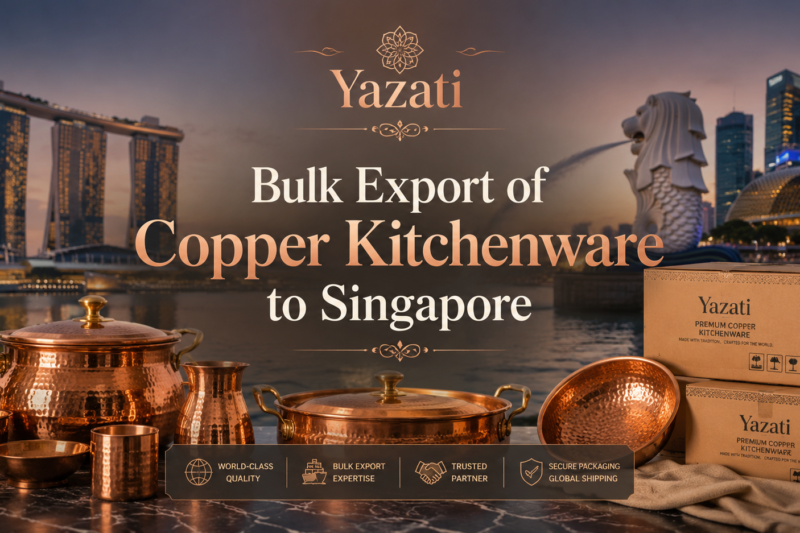 Bulk Export of Copper Kitchenware to Singapore