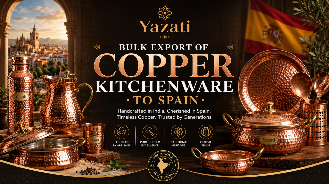 Bulk Export of Copper Kitchenware to Spain