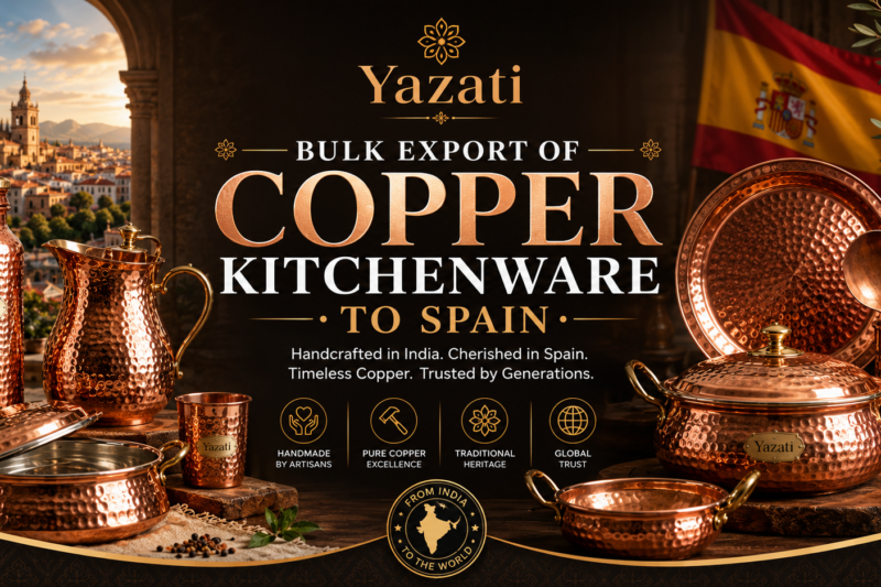 Bulk Export of Copper Kitchenware to Spain