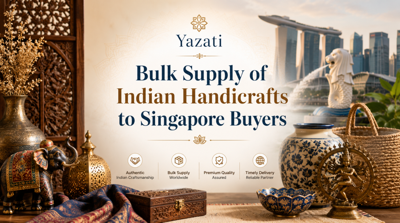 Bulk Supply of Indian Handicrafts to Singapore Buyers
