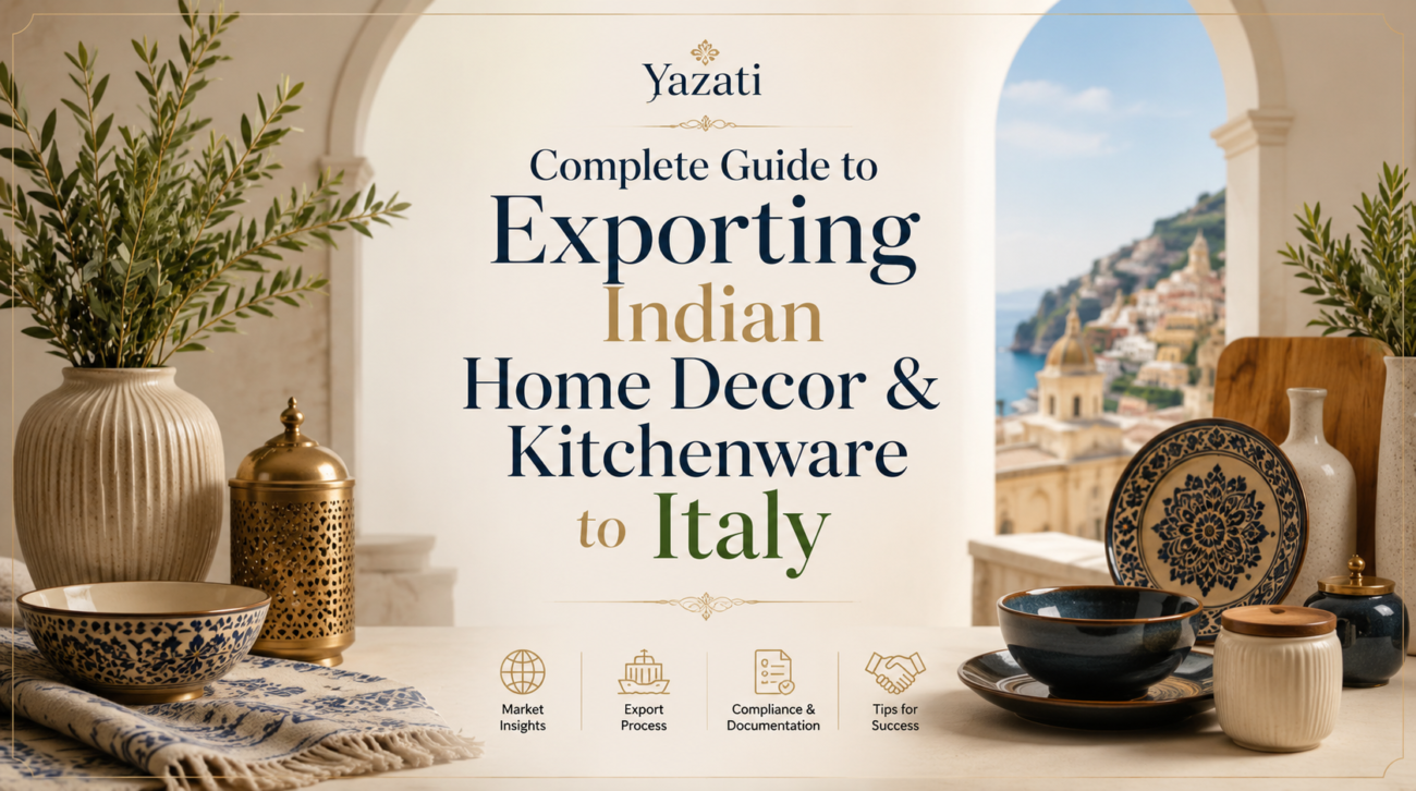 Complete Guide to Exporting Indian Home Decor & Kitchenware to Italy