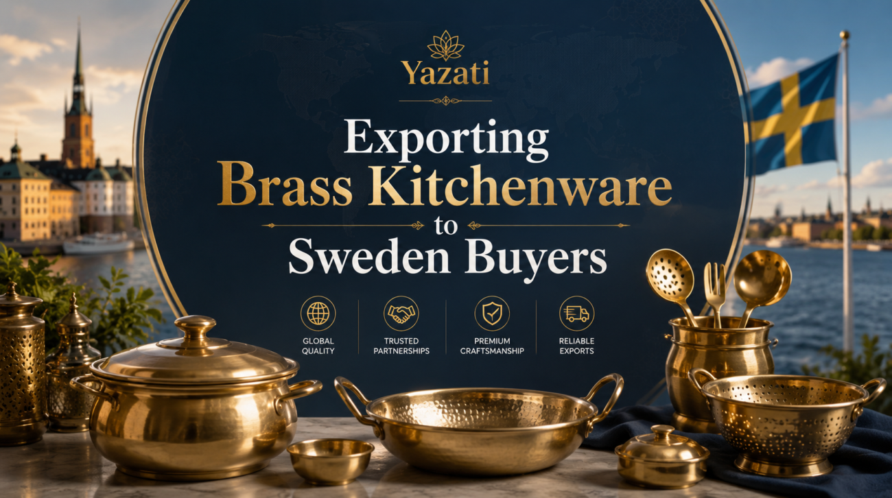 Exporting Brass Kitchenware to Sweden Buyers