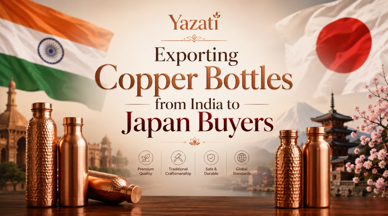 Exporting Copper Bottles from India to Japan Buyers