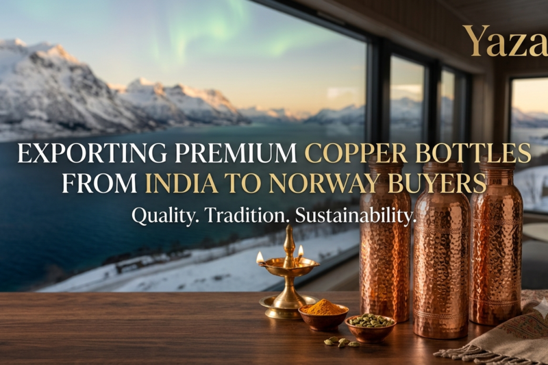 Exporting Copper Bottles from India to Norway Buyers