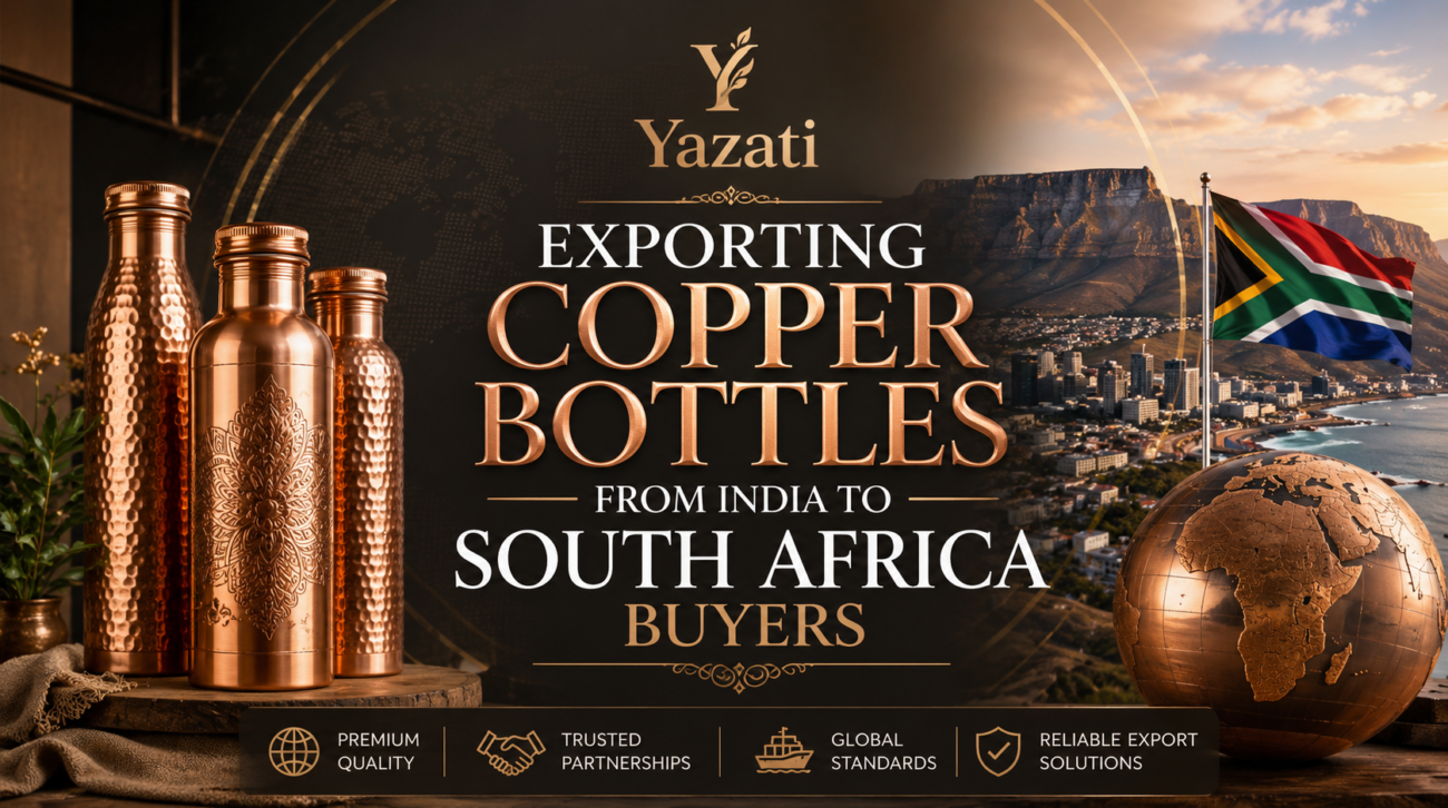 Exporting Copper Bottles from India to South Africa Buyers
