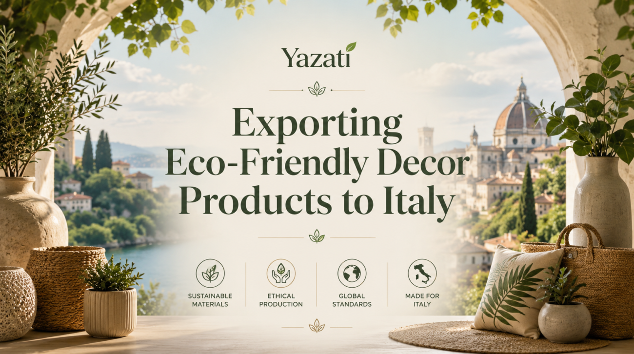Exporting Eco-Friendly Decor Products to Italy