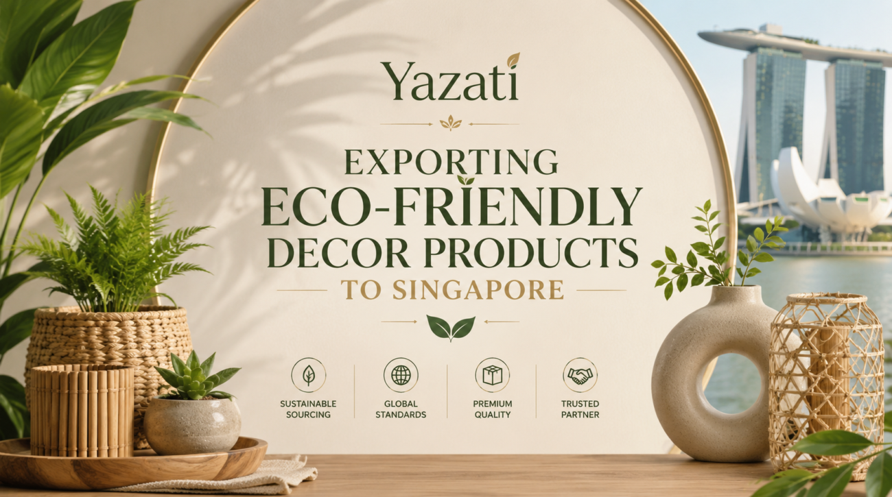 Exporting Eco-Friendly Decor Products to Singapore