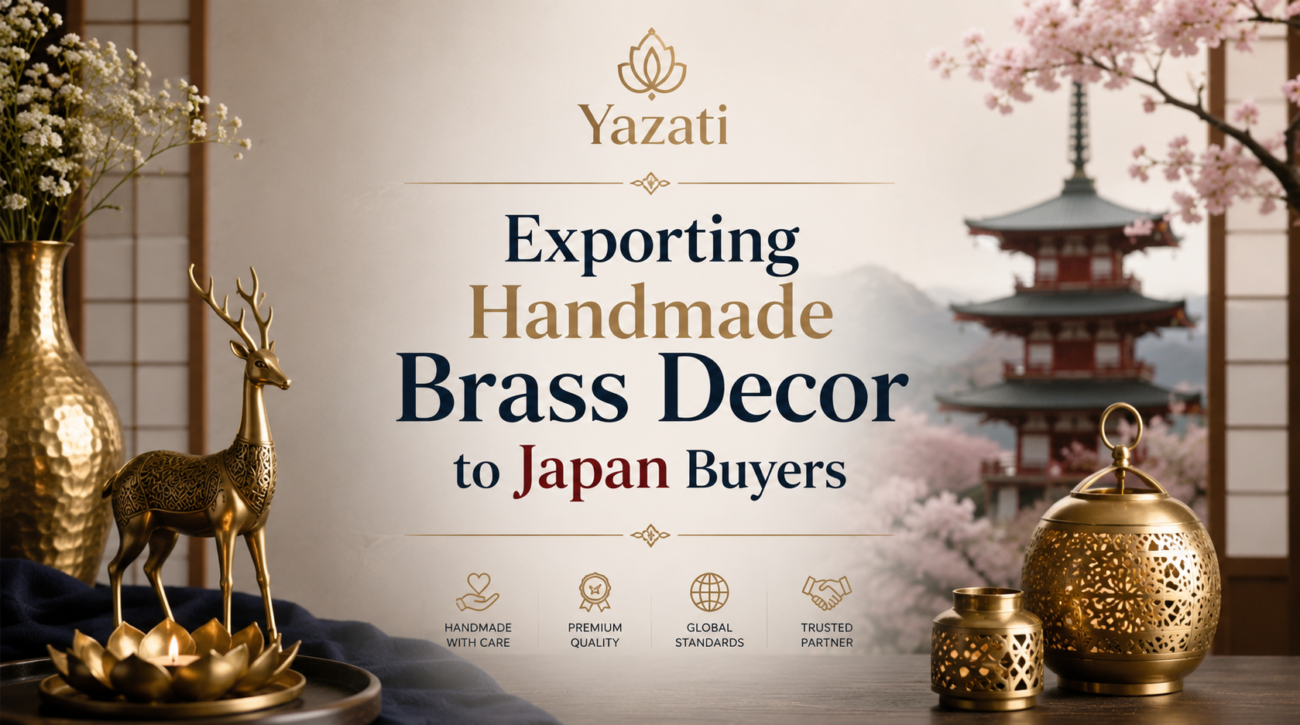 Exporting Handmade Brass Decor to Japan Buyers
