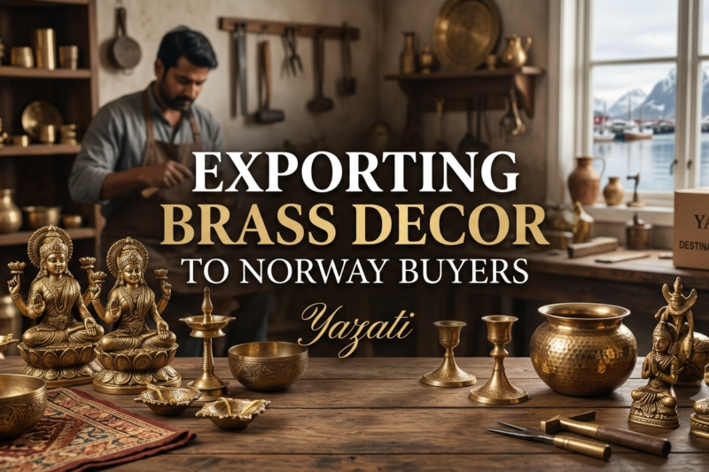 Exporting Handmade Brass Decor to Norway Buyers