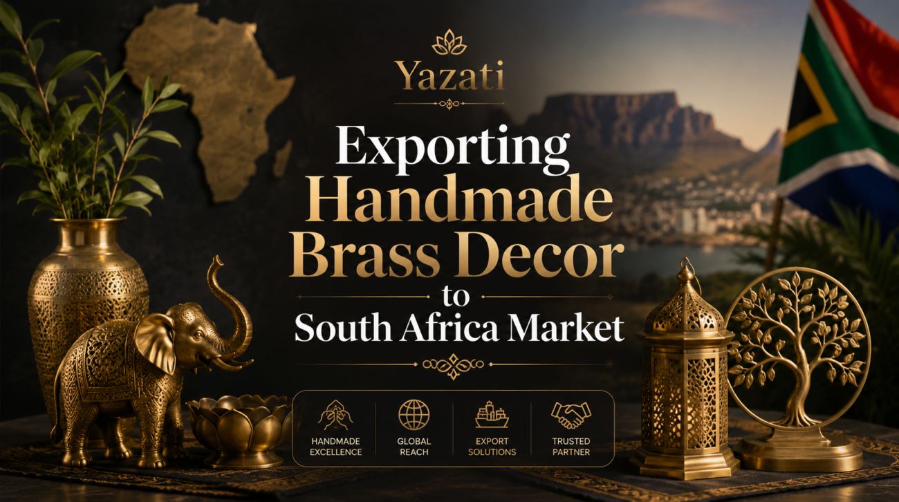 Exporting Handmade Brass Decor to South Africa Market