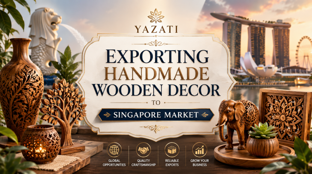 Exporting Handmade Wooden Decor to Singapore Market