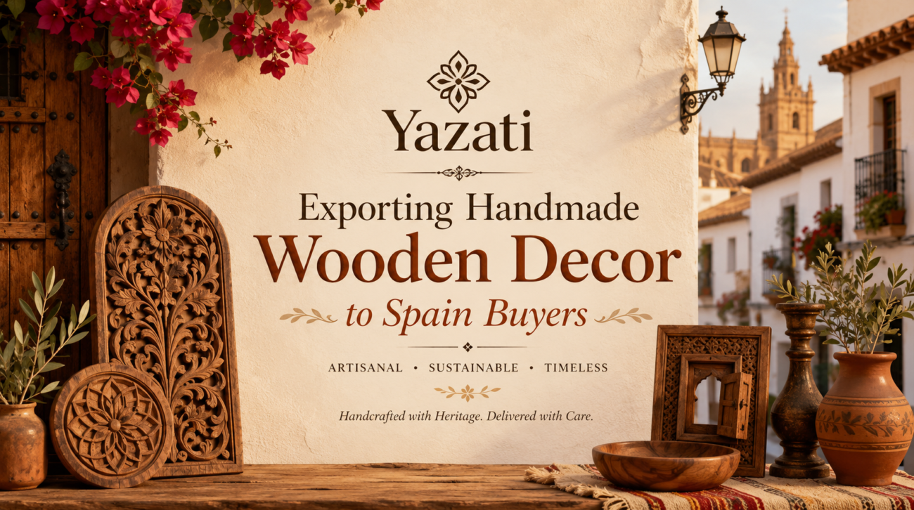 Exporting Handmade Wooden Decor to Spain Buyers