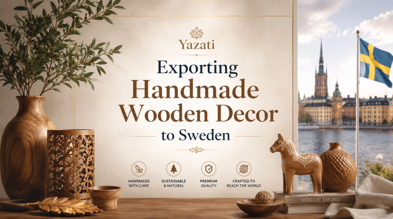 Exporting Handmade Wooden Decor to Sweden