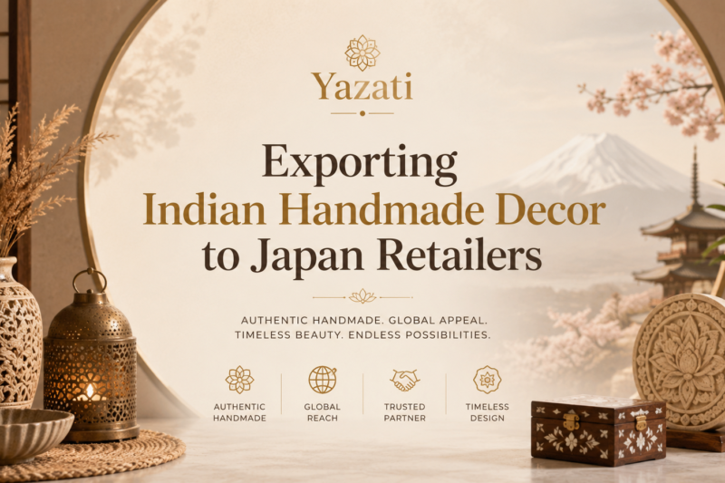Exporting Indian Handmade Decor to Japan Retailers