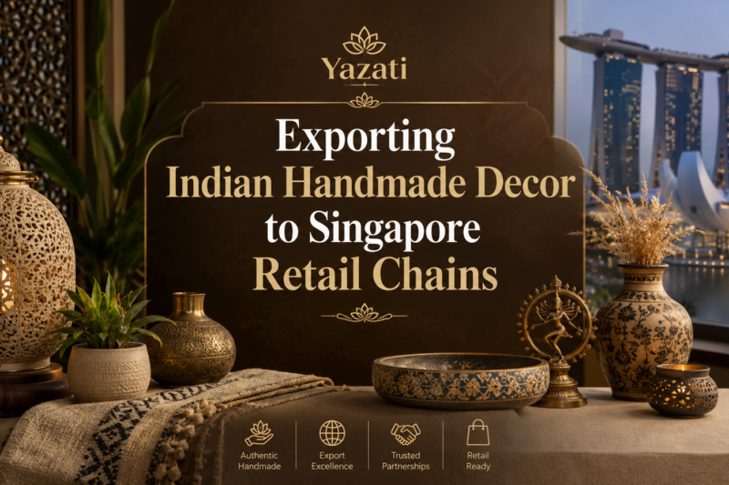 Exporting Indian Handmade Decor to Singapore Retail Chains