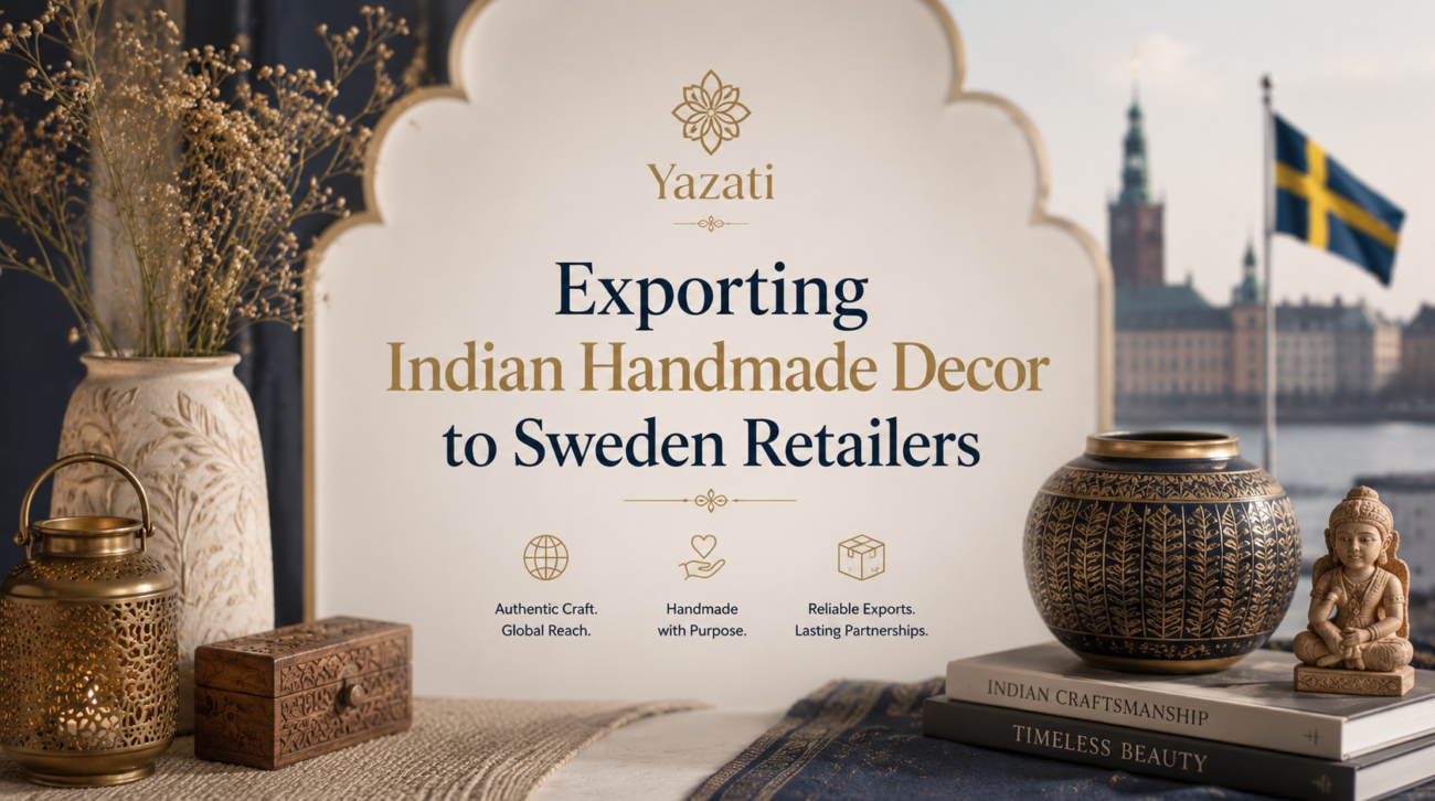 Exporting Indian Handmade Decor to Sweden Retailers
