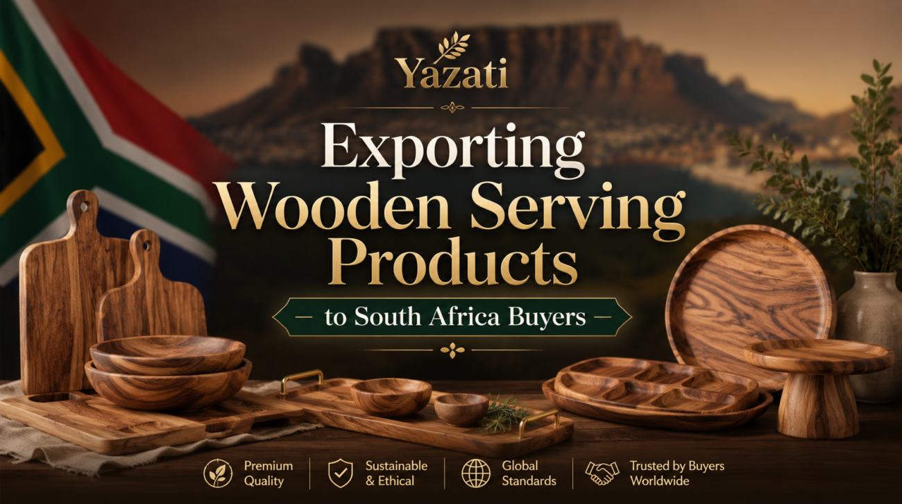Exporting Wooden Serving Products to South Africa Buyers