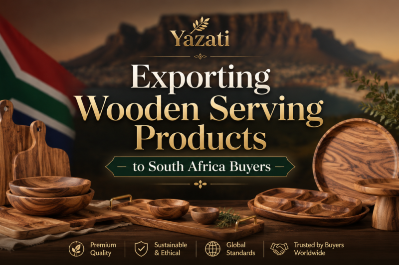 Exporting Wooden Serving Products to South Africa Buyers