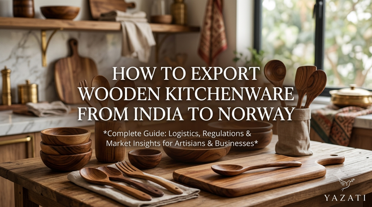 How to Export Wooden Kitchenware from India to Norway
