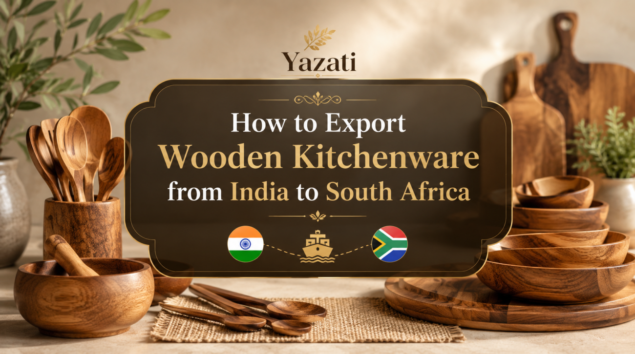 How to Export Wooden Kitchenware from India to South Africa