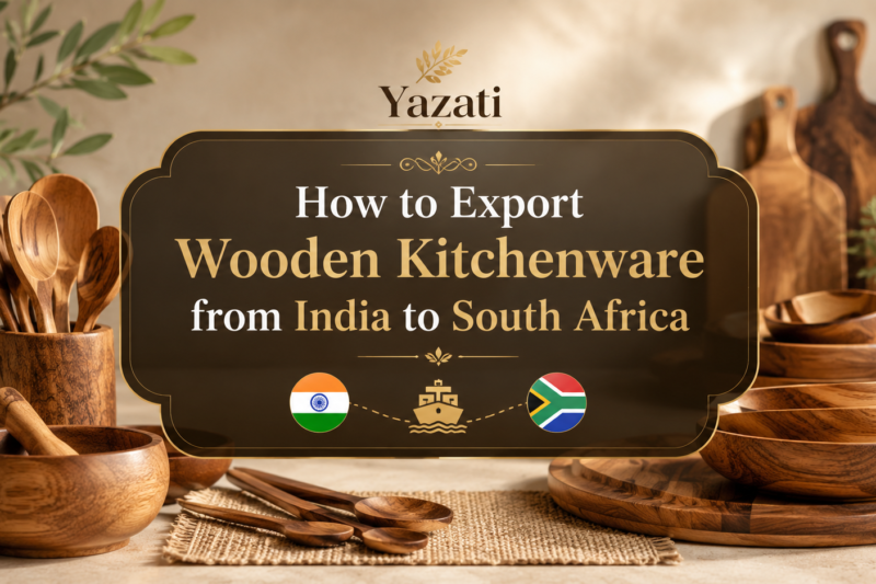 How to Export Wooden Kitchenware from India to South Africa